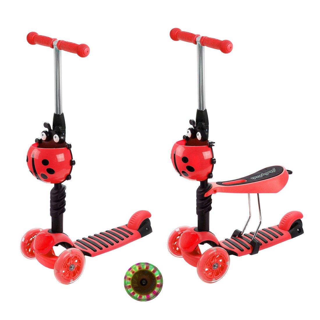 , синий (641408). самокат 5 в 1 божья коровка желтый. Moby kids 3 в 1. божья коровка 3 в 1. самокат scooter 5 в 1 божья коровка.